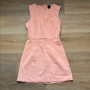 Sleeveless Pink Shift Dress